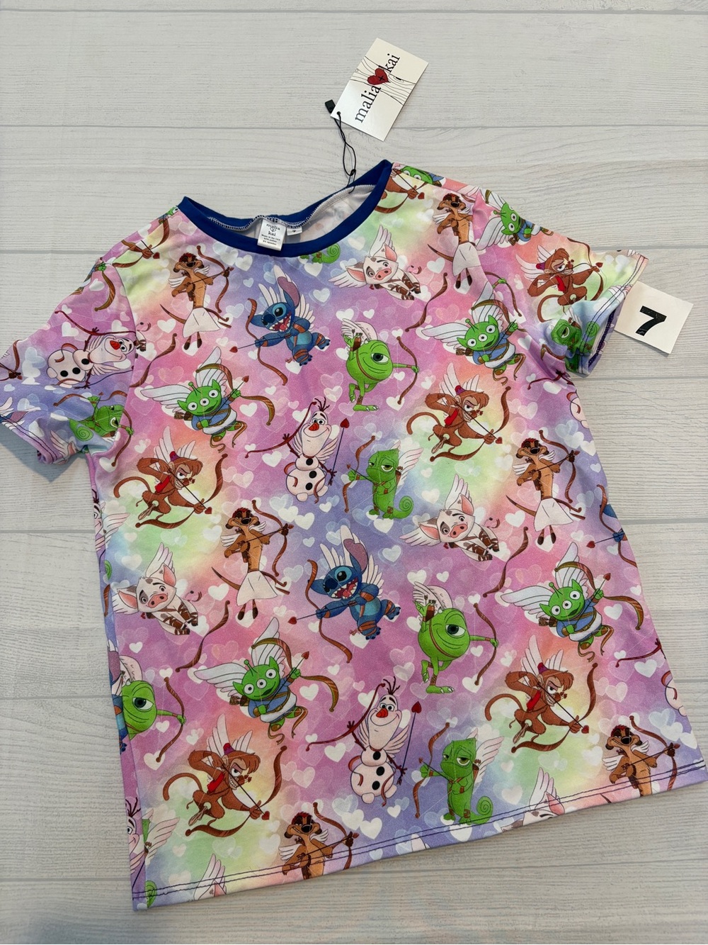 Disney Multicolor Cartoon Character Kids T-Shirt
